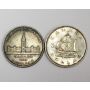 1939 Parliament and 1949 NFLD Canada commemorative Silver Dollars
