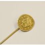 1849 1 over 9 One Dollar Columbia Gold token