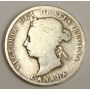 1886 Canada 25 Cents  G4 original