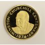 1974 Chuchill Gold 100 Crowns Turks & Caicos Islands 