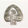 Circa 1920 Northwest Coast carved Eagle pendant 