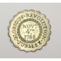 1688/1788 William III Revolution Jubilee Halfpenny scalloped edge medalet