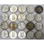 20x 1958 Canada Silver Dollars Totem Poles British Columbia 
