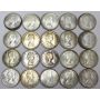 20x 1958 Canada Silver Dollars Totem Poles British Columbia 