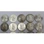20x 1958 Canada Silver $1 Dollars Totem Poles British Columbia 