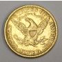 1881 USA $5 Liberty Gold Eagle coin EF45 