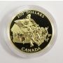 1990 Canada $200 Gold coin Canada Flag 25th year Gem Proof