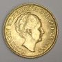 1933 Netherlands 10 Guilder Gold coin 