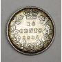 1885 Canada 10 Cents Fine+ condition F15+ 