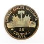 1975 Haiti 25 Gourdes silver coin PF67 