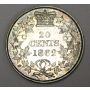 1862 New Brunswick silver 20 Cents AU50+ 