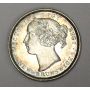 1862 New Brunswick silver 20 Cents AU50+ 