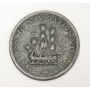 1815 Nova Scotia Success to Navigation and Trade Half Penny token VF25