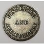 Prince Edward Island 1858 Fisheries and Agriculture Halfpenny token EF45
