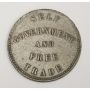 Prince Edward Island 1857 Self Government and Free Trade token VF20