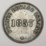 PE-7C3 Prince Edward Island token 1857 Self Government and Free Trade 
