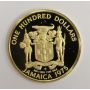 1975 Jamaica $100 gold coin 7.83 grams .900 gold  Gem PROOF67+