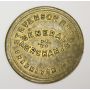 c1938 Shaunavon Sask $5.00 merchant token Stevenson Bros