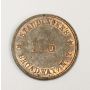 1863 Civil War token Staudingers 116 Broadway NY store card AU