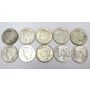 10x 1922 P D & S Peace Silver Dollars 10 USA Peace Silver $1.00 coins