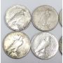 10x 1922 P D & S Peace Silver Dollars 10 USA Peace Silver $1.00 coins