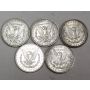 1881s 1896 1897 1898 and 1900 Morgan silver dollars