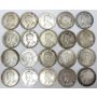 1935 Canada silver dollars One Roll 20-coins VF-EF+