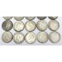 1939 Canada silver dollars 1-roll 20 coins VF to EF+
