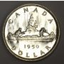 1950 Canada silver dollar coin MS63+