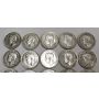 20x 1951 SWL Canada silver dollars AU50 to UNC MS60+
