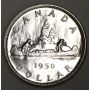 1950 Canada silver dollar CH AU58+
