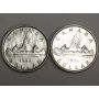 1950 VF30 and 1950 Arnprior VF25 Canada silver dollars