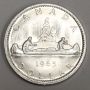 1965 Type 5 Canada silver dollar  AU58+