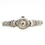 Platinum watch and bracelet c1955 with 1.71 carats of diamonds 
