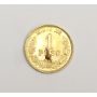 Mexico 1899 one peso gold coin single stud earring AU coin 