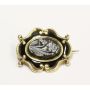 15K gold mourning brooch LWD 26 April 1839 