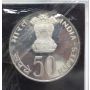 India republic 1974 proof coin set 10 coins & medal 