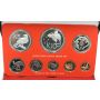 Papua New Guinea 1976 proof 8 coin Wildlife set w/$5 $10 silver coins