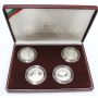 Portugal silver proof set 1988 4 x 100 escudos series 1 