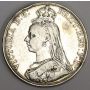 1889 Great Britain silver crown  bump 