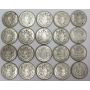 20x Canada 80% silver 50 cents pre-1968 