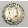 1905 Canada 5 cents silver coin  EF40+