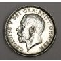 1924 Great Britain six pence silver coin choice AU58