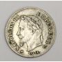 1866 A  France 20 centimes silver coin 