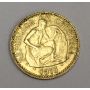 1913 Columbia 2 1/2 peso gold coin 