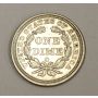1857 O seated liberty dime 10 cents original 
