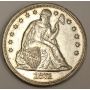1871 Liberty seated silver dollar $1 EF45+