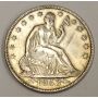 1853-O A & R 50 cents 