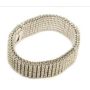 25.52 carat Diamond bracelet white gold 372 diamonds 107 grams with appraisal $46,500.