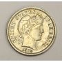 1915 Liberty Head Barber dime 10 cents EF45 original